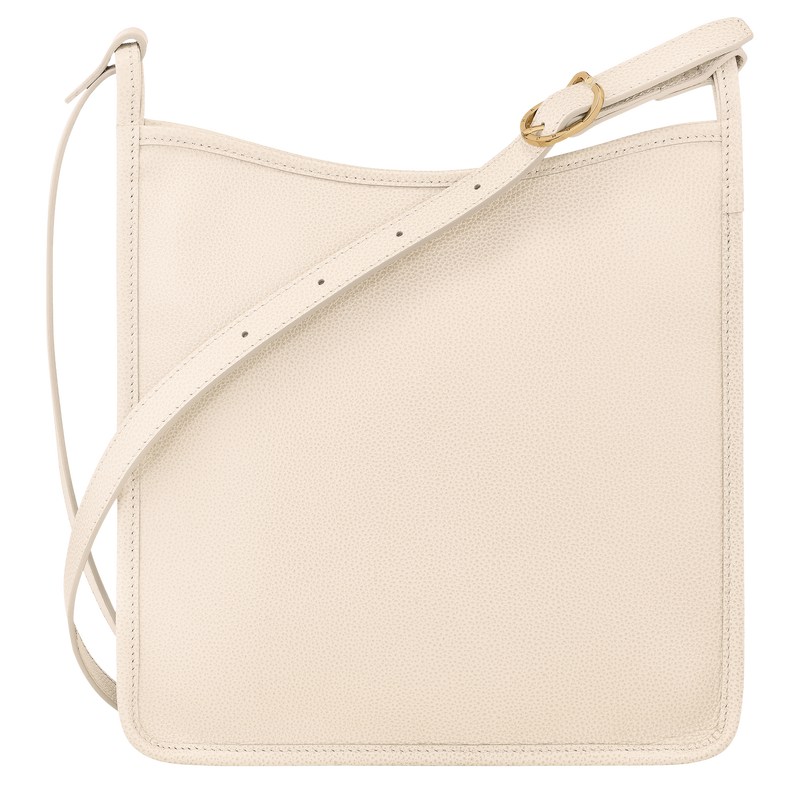 Longchamp Le Foulonné M Crossbody Bag Paper | 2795EXJBP