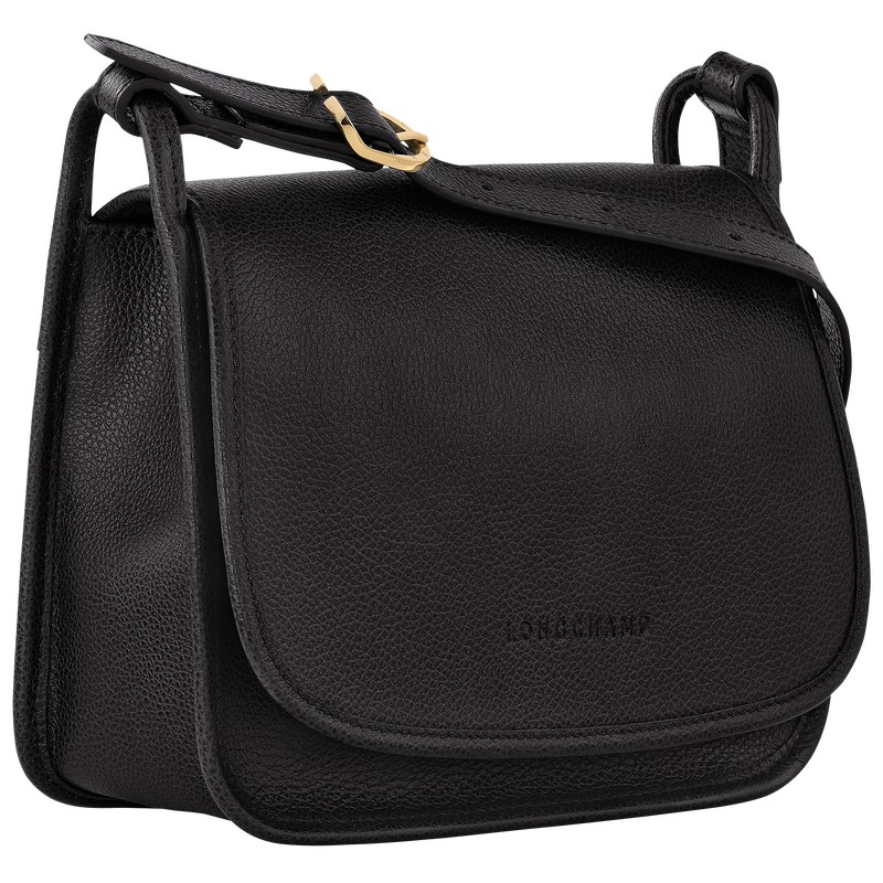 Longchamp Le Foulonné M Crossbody Bag Schwarz | 3190DGURE