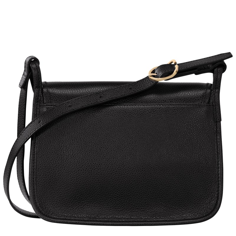 Longchamp Le Foulonné M Crossbody Bag Schwarz | 3190DGURE