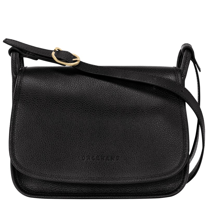 Longchamp Le Foulonné M Crossbody Bag Schwarz | 3190DGURE