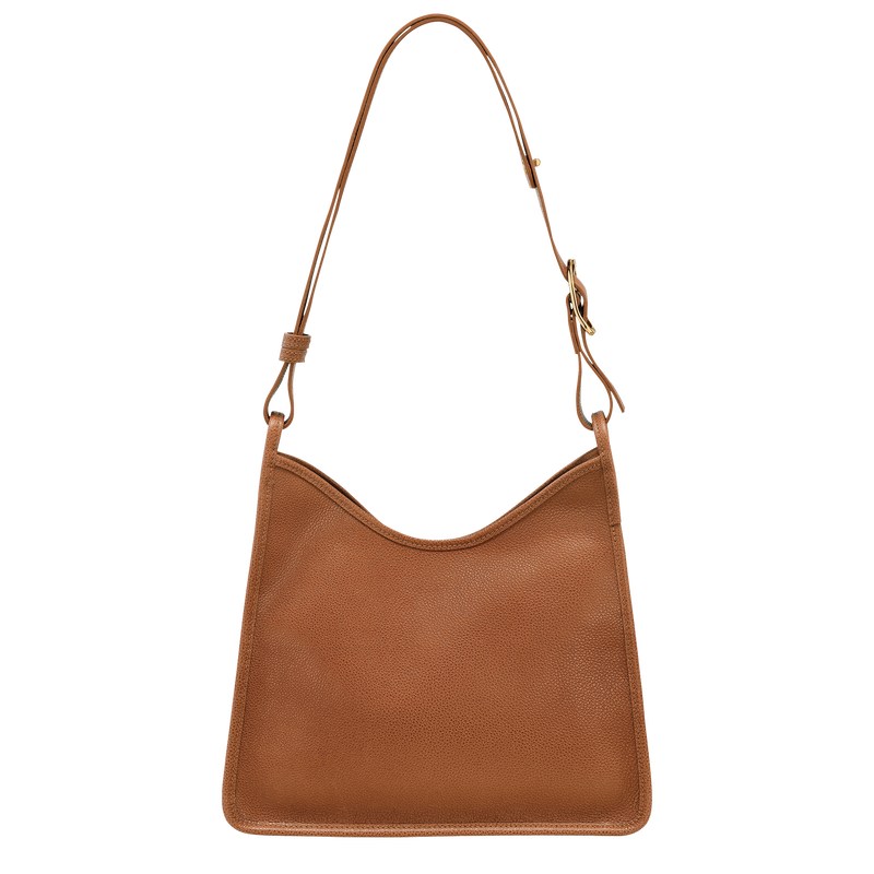 Longchamp Le Foulonné M Hobo Bag Caramel | 9650FUVPE