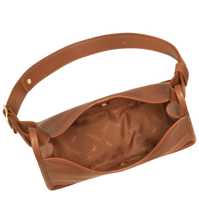 Longchamp Le Foulonné M Hobo Bag Caramel | 9650FUVPE