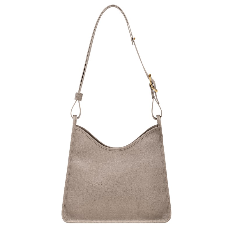 Longchamp Le Foulonné M Hobo Bag Turtledove | 0834FBPYX