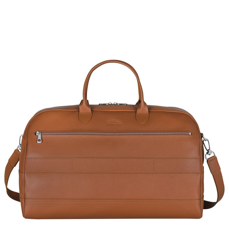 Longchamp Le Foulonné M Travel Bag Caramel | 7512TZNEG