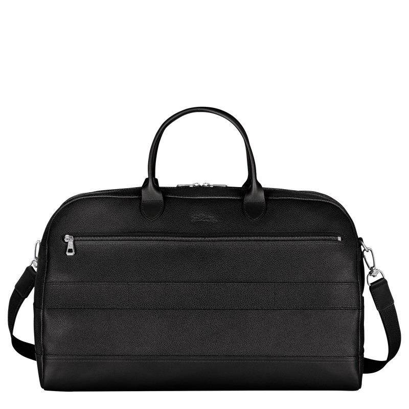 Longchamp Le Foulonné M Travel Bag Schwarz | 8365LHVWR