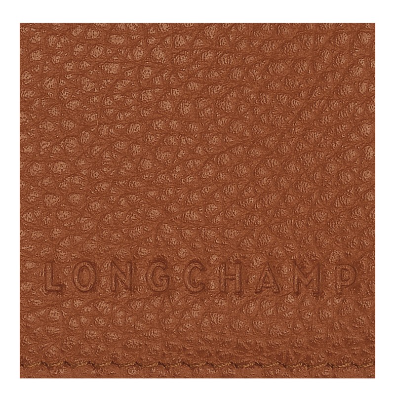 Longchamp Le Foulonné Passport Cover Caramel | 6123JUDPN