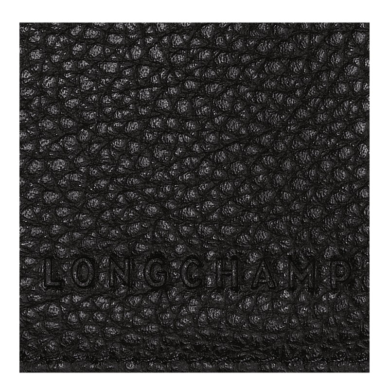 Longchamp Le Foulonné Passport Cover Schwarz | 9413JKHQP