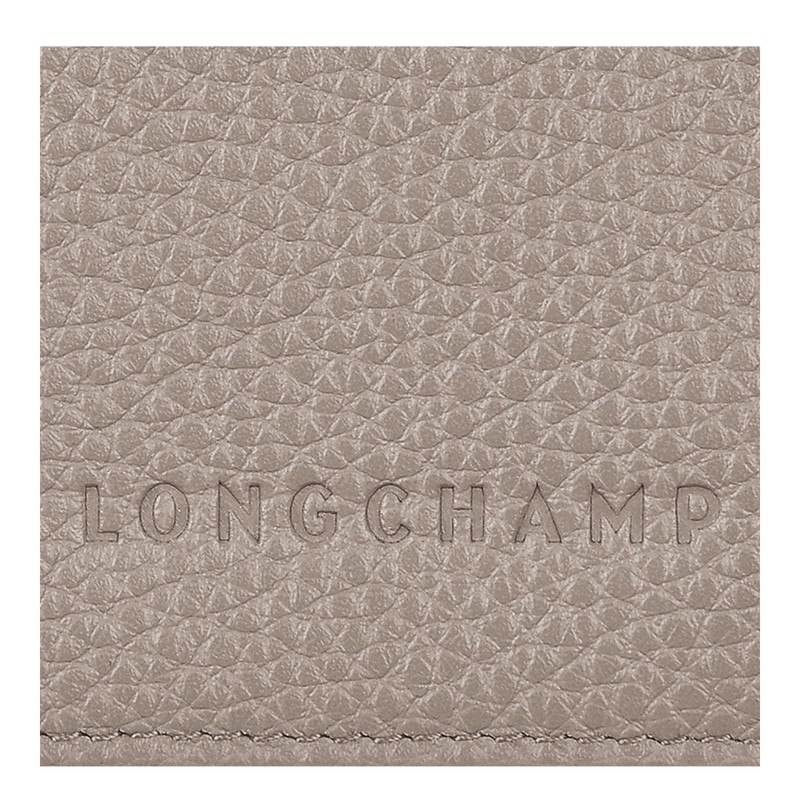 Longchamp Le Foulonné Passport Cover Turtledove | 3912XJMNZ