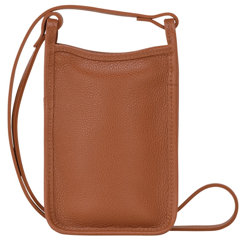 Longchamp Le Foulonné Phone Case Caramel | 6420VENQL