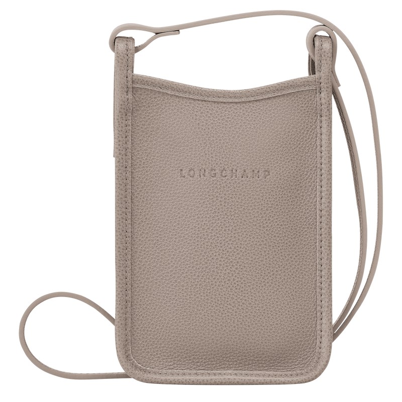 Longchamp Le Foulonné Phone Case Turtledove | 4705EMSFW