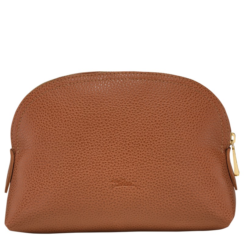 Longchamp Le Foulonné Pouch Caramel | 2541FPARZ