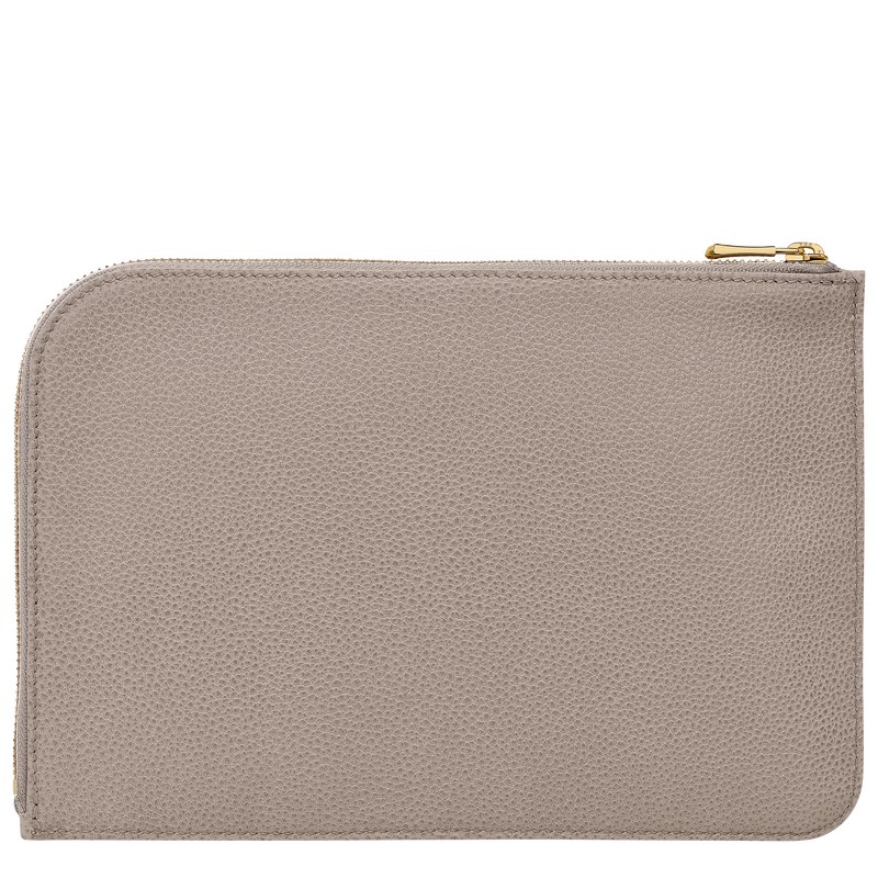 Longchamp Le Foulonné Pouch Turtledove | 2580XSDNI