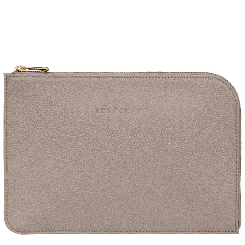 Longchamp Le Foulonné Pouch Turtledove | 2580XSDNI