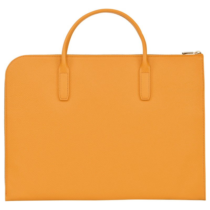 Longchamp Le Foulonné S Briefcase Aprikose | 7541VYRMS