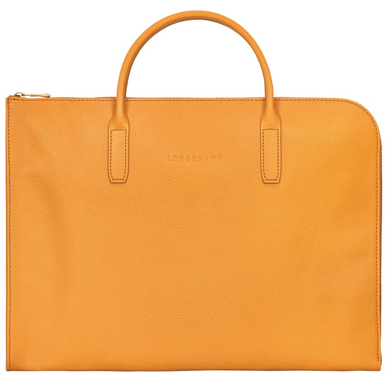 Longchamp Le Foulonné S Briefcase Aprikose | 7541VYRMS