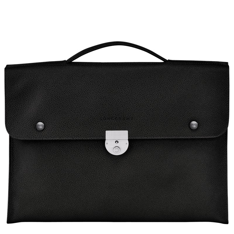 Longchamp Le Foulonné S Briefcase Schwarz | 3921JBGNT