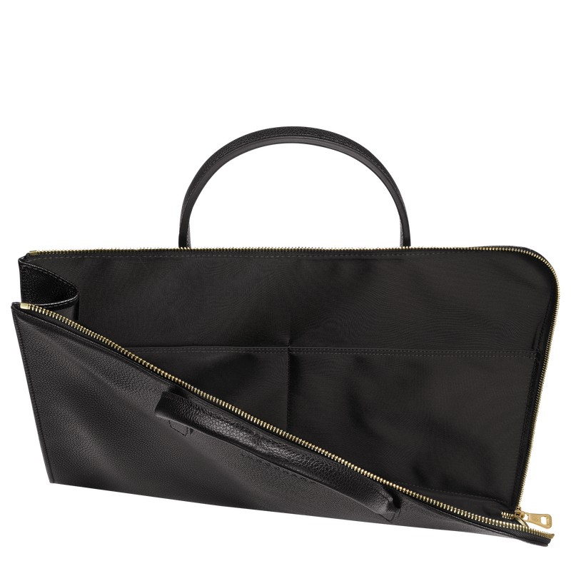 Longchamp Le Foulonné S Briefcase Schwarz | 1593KNHMA