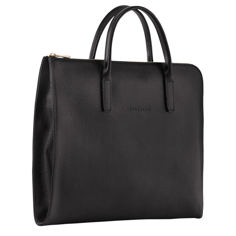 Longchamp Le Foulonné S Briefcase Schwarz | 8671MZGVC