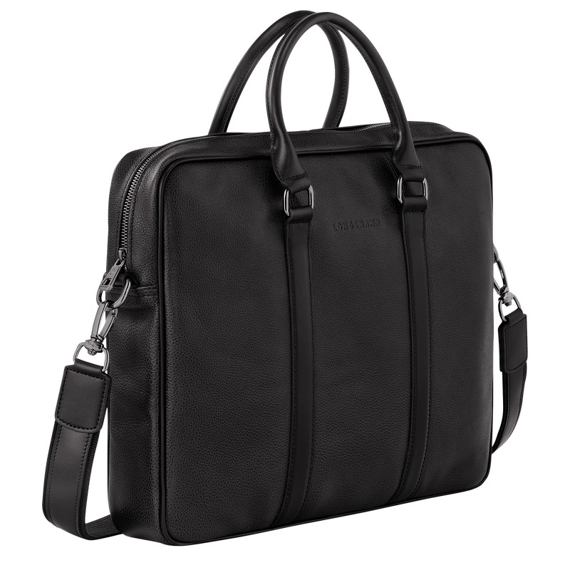 Longchamp Le Foulonné S Briefcase Schwarz | 5146QEPVM