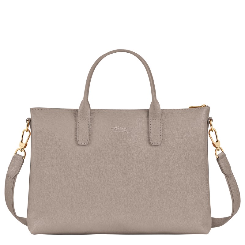 Longchamp Le Foulonné S Briefcase Turtledove | 6258FUBIO