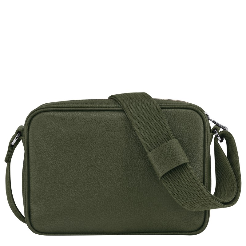 Longchamp Le Foulonné S Camera Bag Khaki | 8407NFRKC