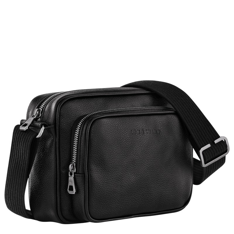 Longchamp Le Foulonné S Camera Bag Schwarz | 8427QZMAU