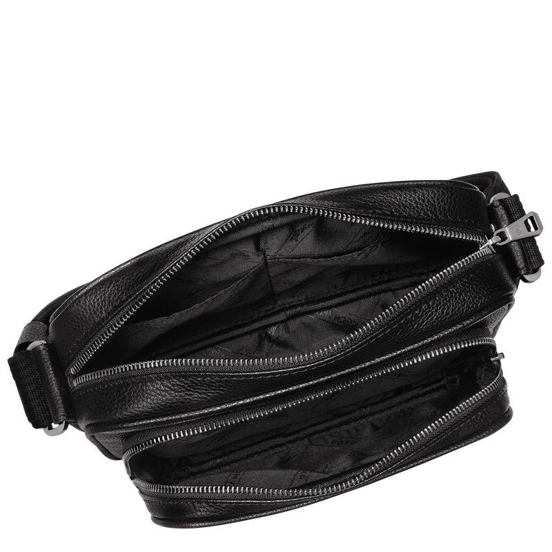 Longchamp Le Foulonné S Camera Bag Schwarz | 8427QZMAU