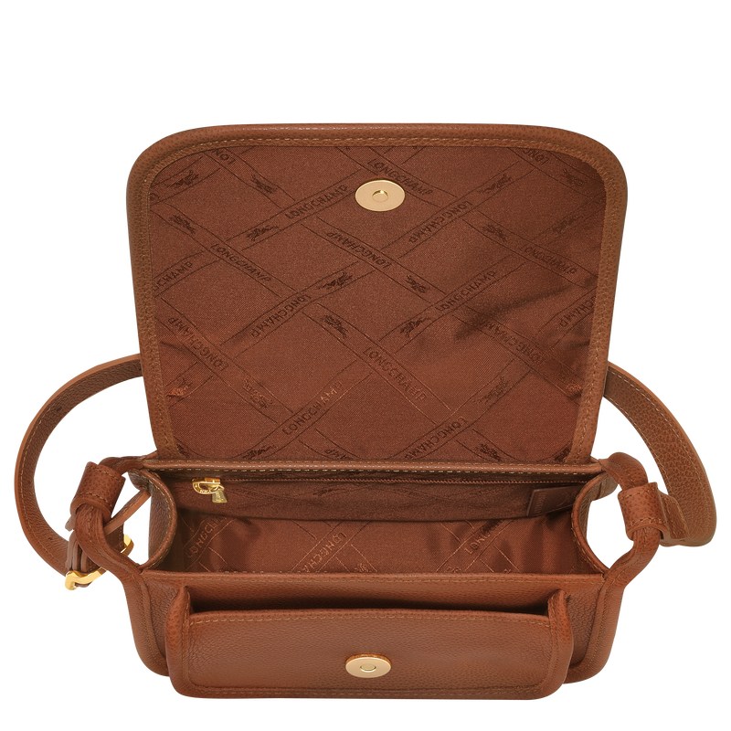 Longchamp Le Foulonné S Crossbody Bag Caramel | 2506UJBOF