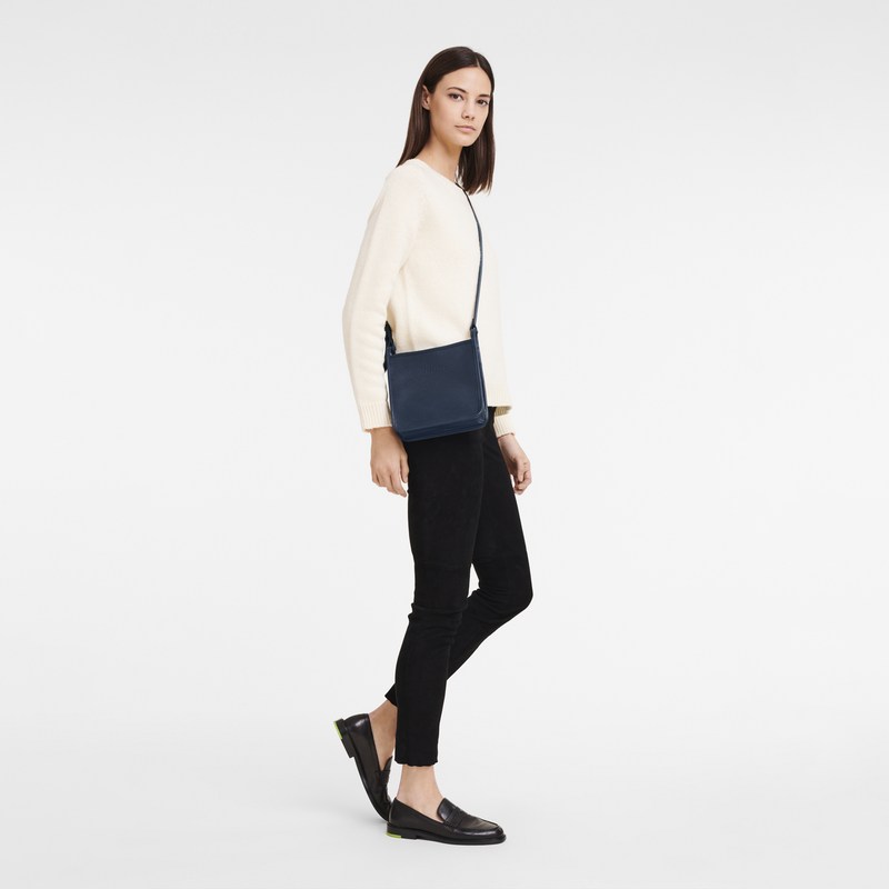 Longchamp Le Foulonné S Crossbody Bag Navy | 7893FGAYC