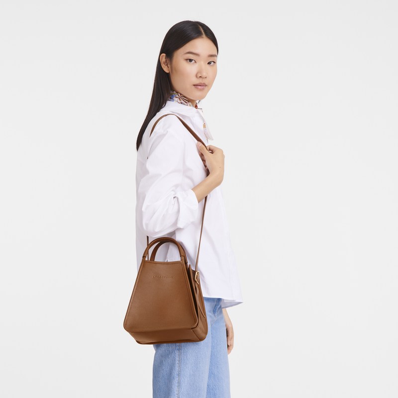 Longchamp Le Foulonné S Handbag Caramel | 9218MXWTZ