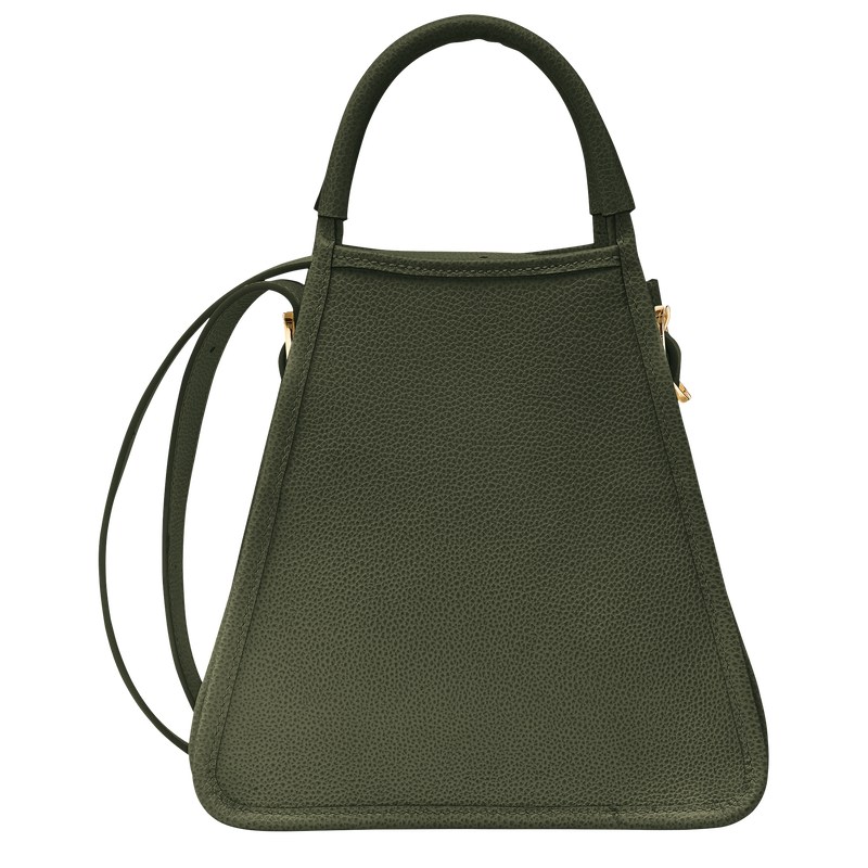 Longchamp Le Foulonné S Handbag Khaki | 3106BWSKC