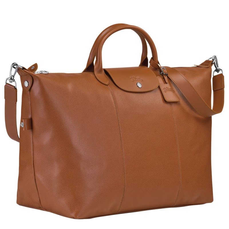 Longchamp Le Foulonné S Travel Bag Caramel | 1736OJWVT