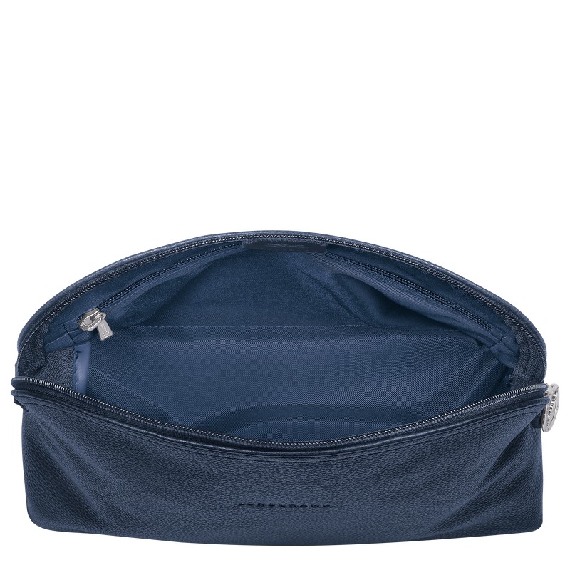 Longchamp Le Foulonné Toiletry Case Navy | 7358CBZSG