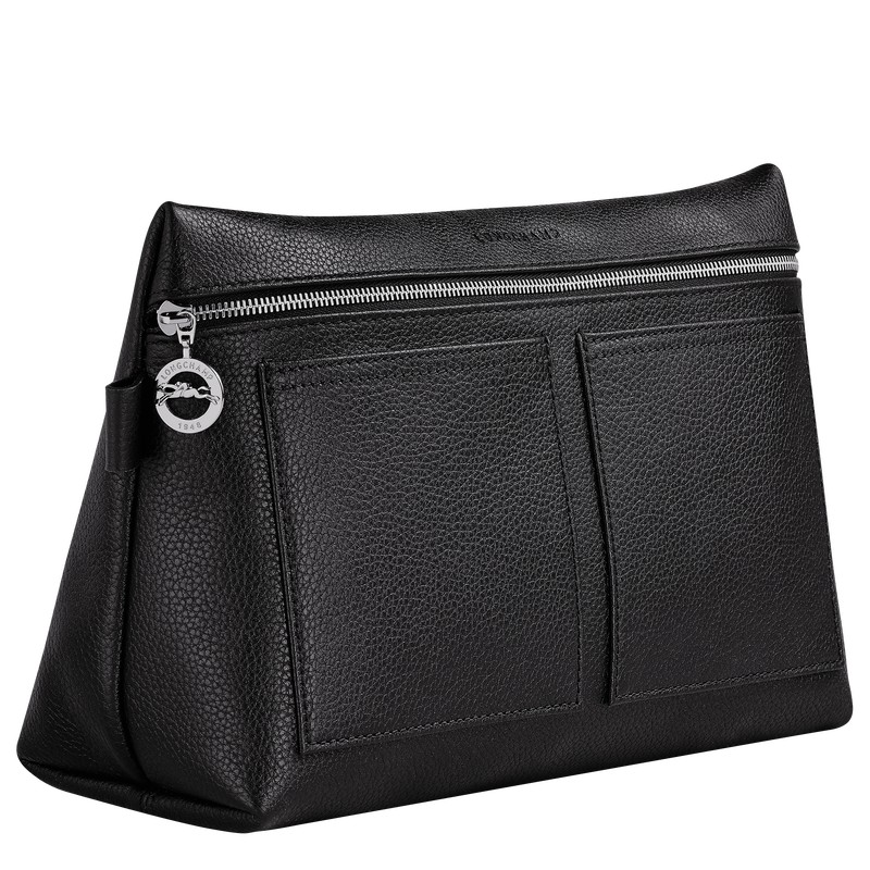 Longchamp Le Foulonné Toiletry Case Schwarz | 3851VUTRZ