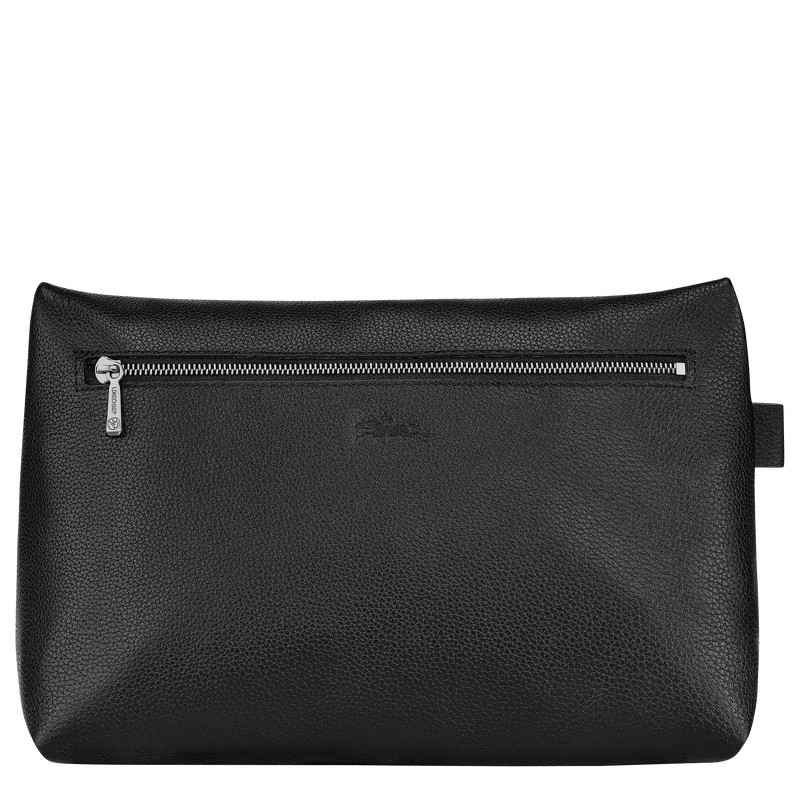 Longchamp Le Foulonné Toiletry Case Schwarz | 3851VUTRZ