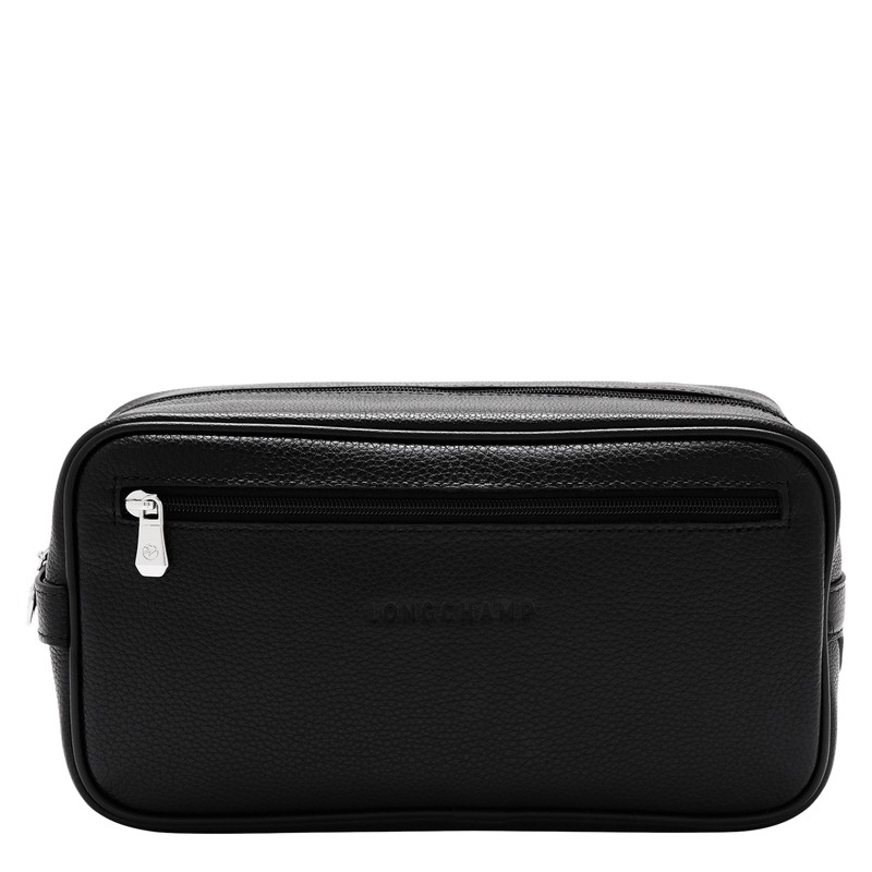 Longchamp Le Foulonné Toiletry Case Schwarz | 8605WLHIC