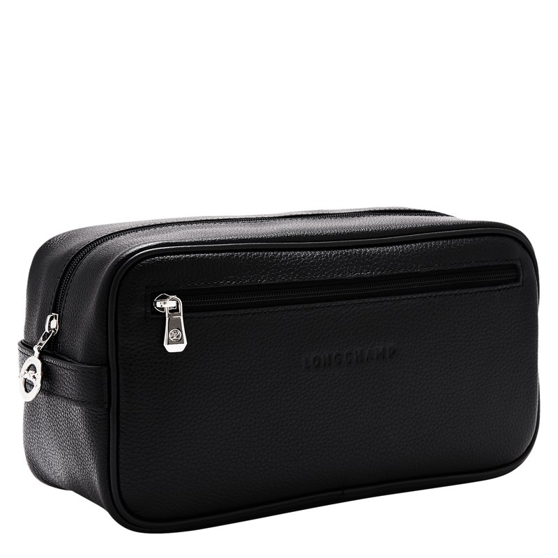 Longchamp Le Foulonné Toiletry Case Schwarz | 6974ZAUVB