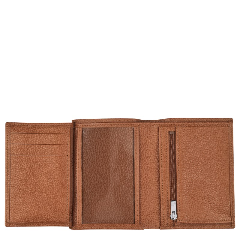 Longchamp Le Foulonné Wallet Caramel | 2546PLAEZ