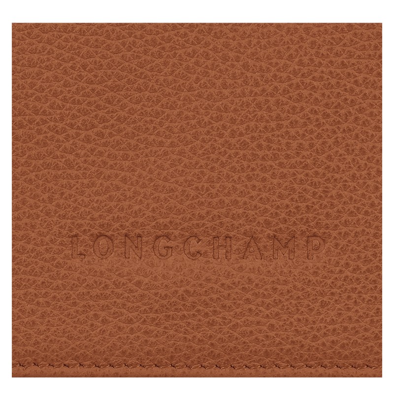 Longchamp Le Foulonné Wallet Caramel | 7641VSTWJ