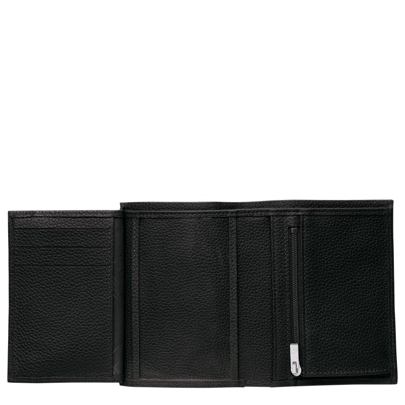 Longchamp Le Foulonné Wallet Schwarz | 2534ABIDV