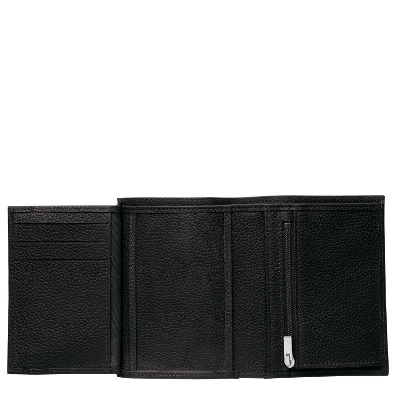 Longchamp Le Foulonné Wallet Schwarz | 5148ZNBSJ