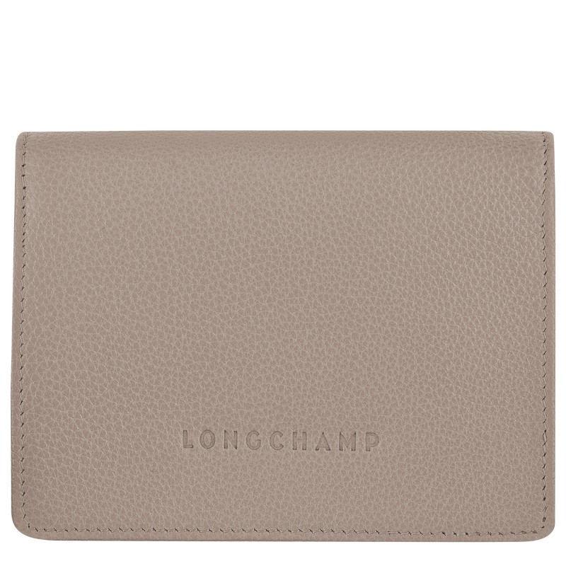 Longchamp Le Foulonné Wallet Turtledove | 3865MVOUN