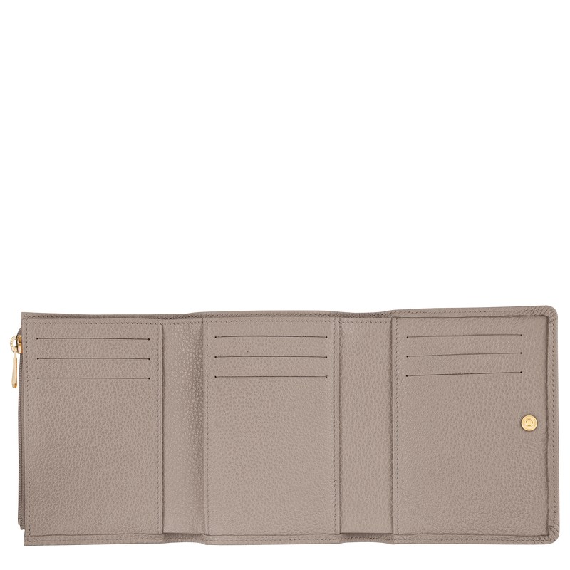 Longchamp Le Foulonné Wallet Turtledove | 2678ZKJHG