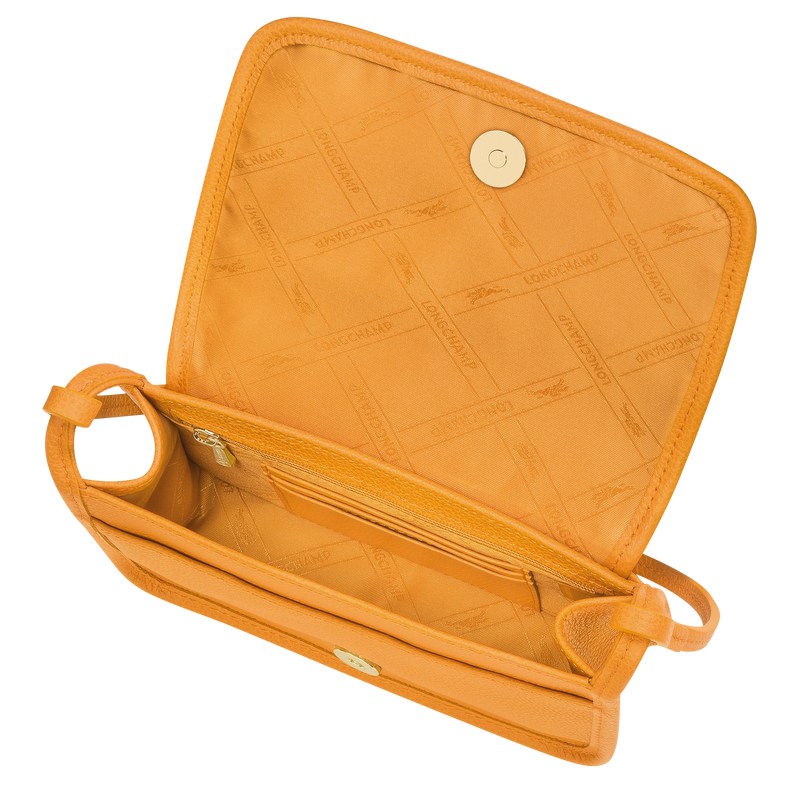 Longchamp Le Foulonné Xs Clutch Aprikose | 4156EYUMQ