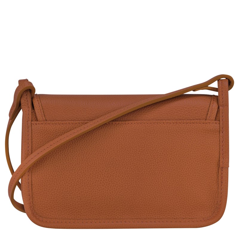 Longchamp Le Foulonné Xs Clutch Caramel | 4796WLQGY