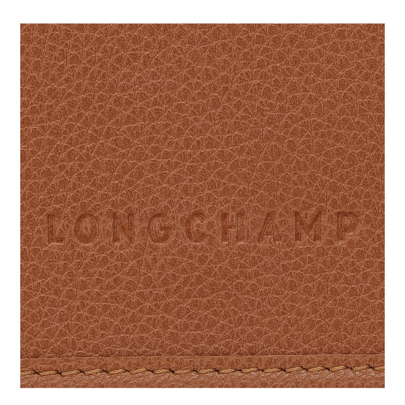 Longchamp Le Foulonné Xs Clutch Caramel | 4796WLQGY