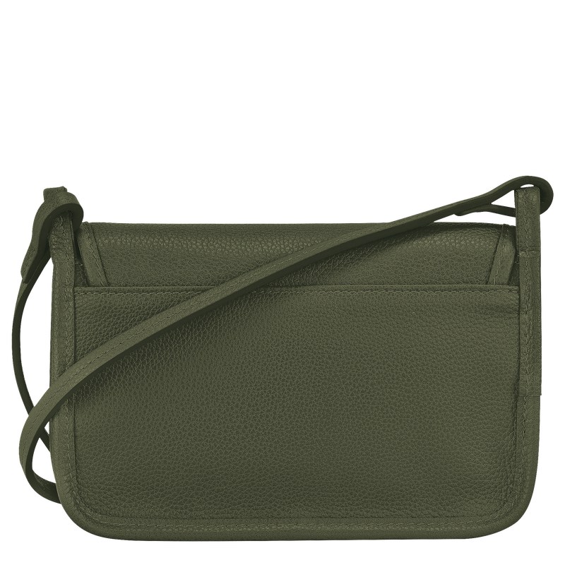 Longchamp Le Foulonné Xs Clutch Khaki | 5791FYWLH