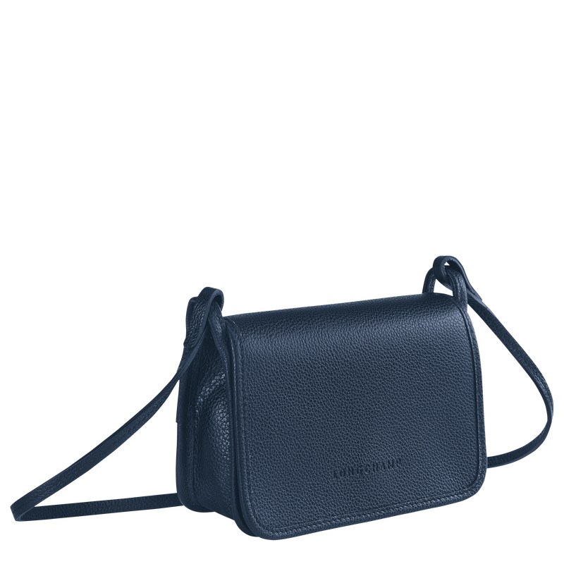 Longchamp Le Foulonné Xs Clutch Navy | 2479VRHUM