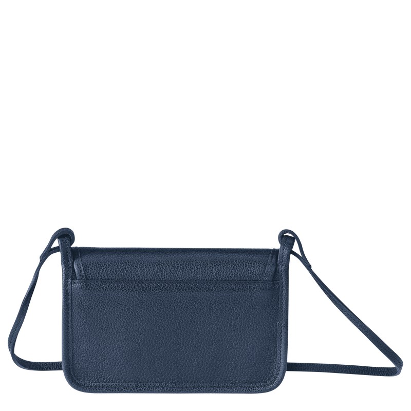 Longchamp Le Foulonné Xs Clutch Navy | 2479VRHUM