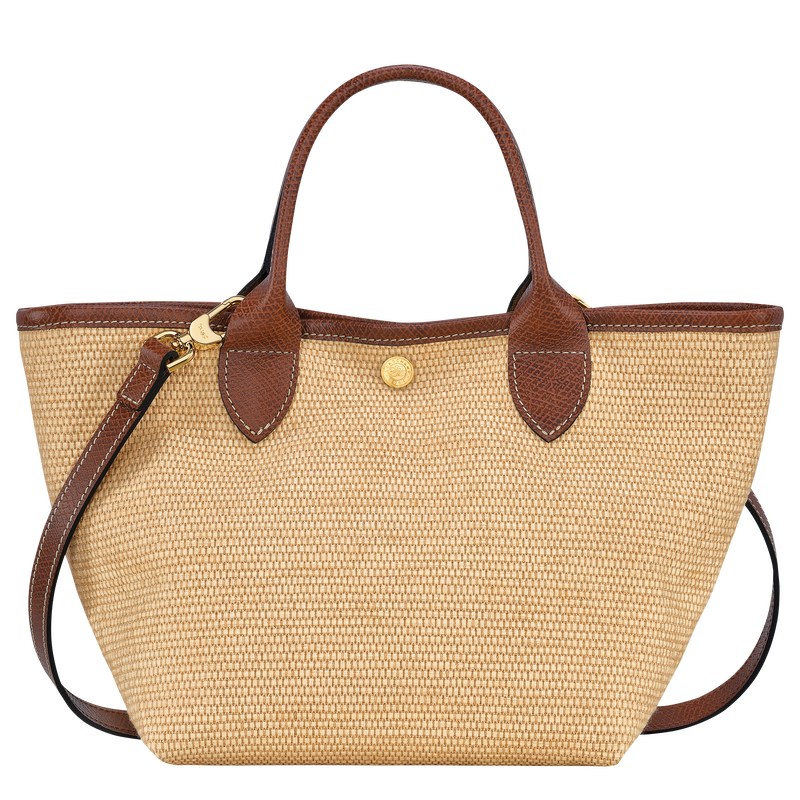 Longchamp Le Panier Pliage S Basket Bag Braun | 8643MFSLR